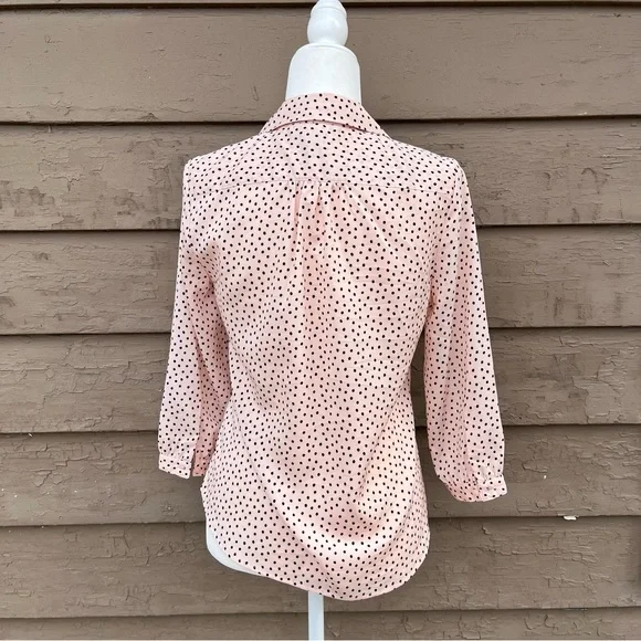 Karl Lagerfeld Paris polka dot ruffle top! - Picture 4 of 5